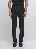 100% wool suit trousers