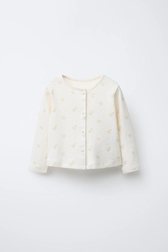 POINTELLE PRINT BODYSUIT AND JACKET PACK