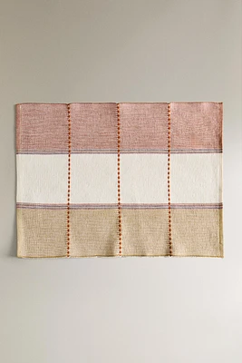 GRID NEEDLECORD PLACEMAT (SET OF 2)