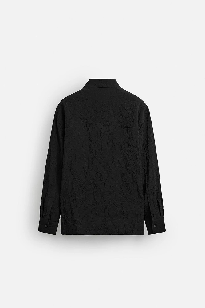 CHEMISE EFFET PLISSÉ