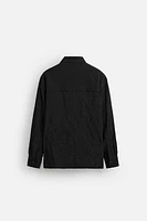 WRINKLED LOOK SHIRT