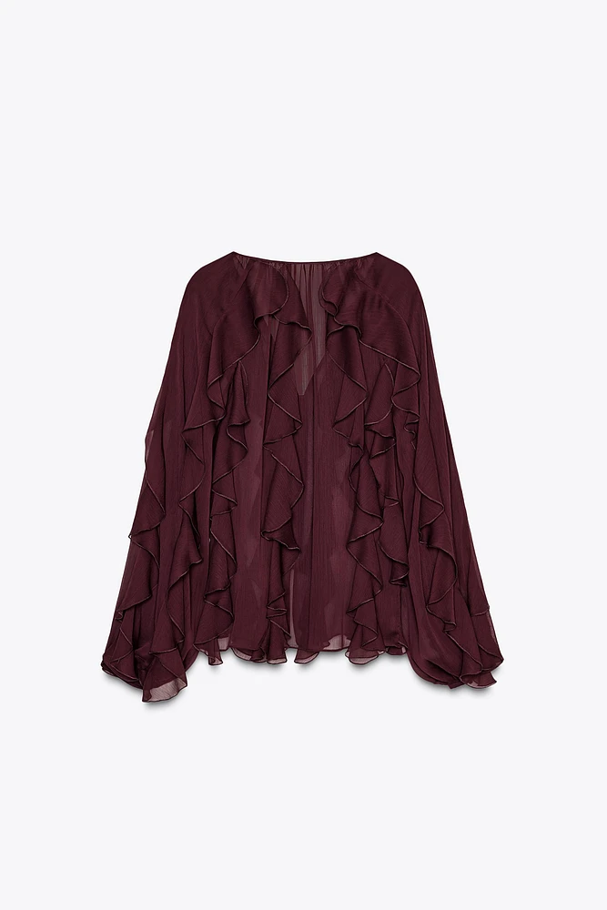 RUFFLED BLOUSE ZW COLLECTION