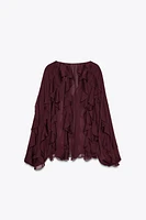RUFFLED BLOUSE ZW COLLECTION