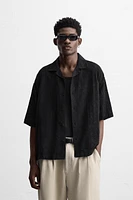 RELAXED FIT JACQUARD SHIRT