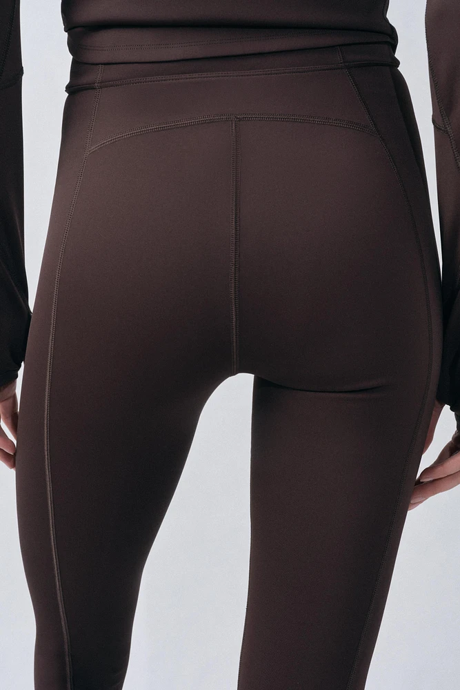 HEAT-SEALED ZIPPER LEGGINGS ZW COLLECTION