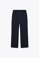 CONTRAST DRAWSTRING PANTS ZW COLLECTION