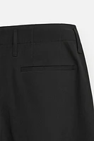 WIDE FIT COTTON-VISCOSE PANTS