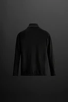 T-SHIRT COL ZIP