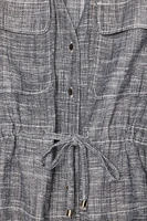 LINEN SAFARI SHIRT