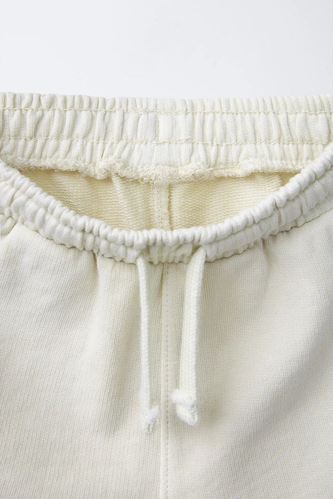 LOGO PLUSH SHORTS