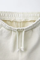LOGO PLUSH SHORTS