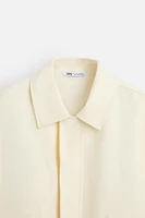 CROPPED FIT COTTON JACKET