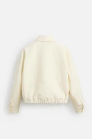 CROPPED FIT COTTON JACKET
