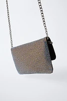RHINESTONE CROSSBODY BAG WITH BOW