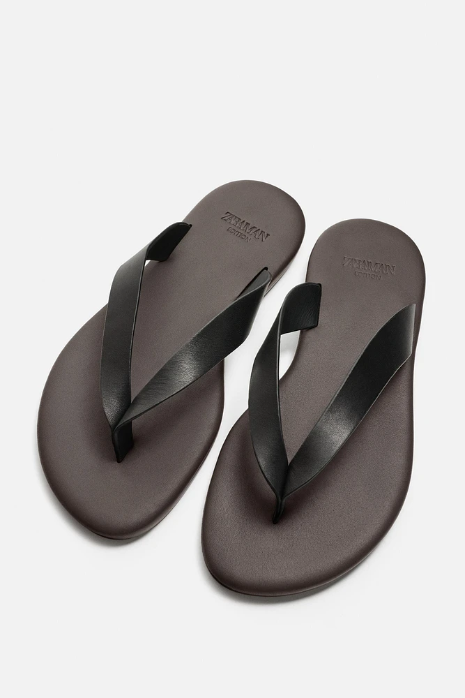 SANDALES EN CUIR ÉDITION LIMITÉE