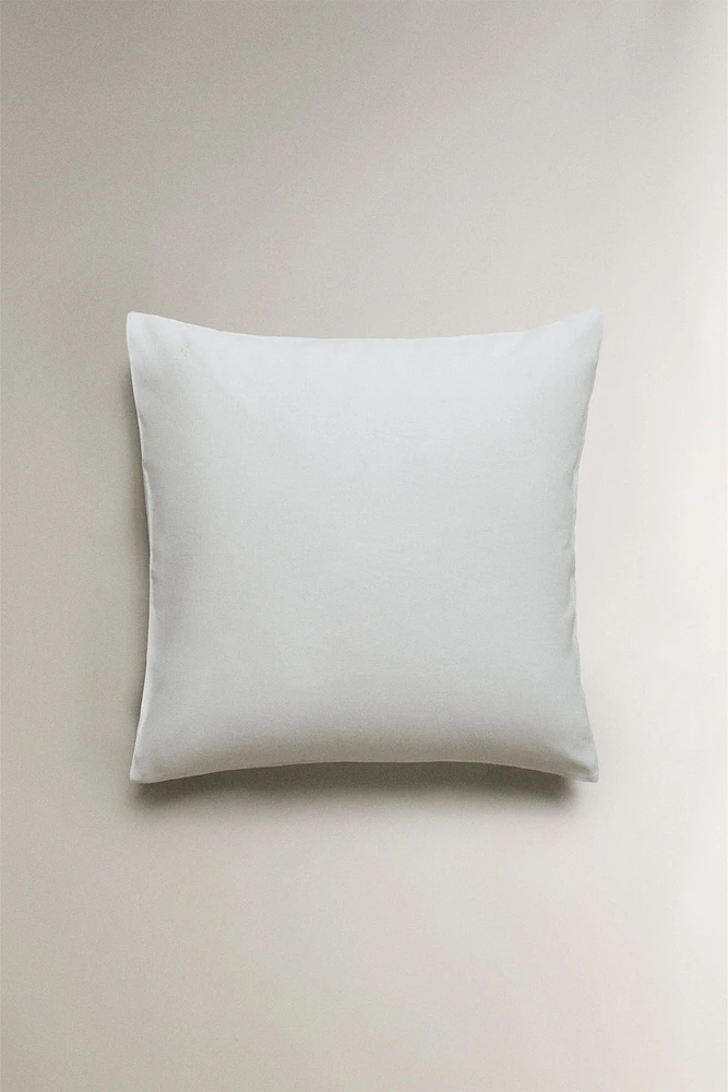 PILLOWCASE WITH EMBROIDERED CRAB