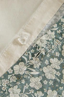 DRAP-HOUSSE ENFANT FLEURS TROPICALES