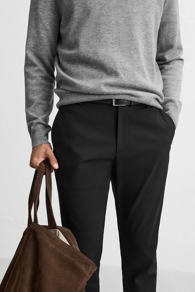 SLIM FIT STRETCH PANTS