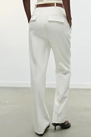 PANTALON DROIT AVEC CEINTURE