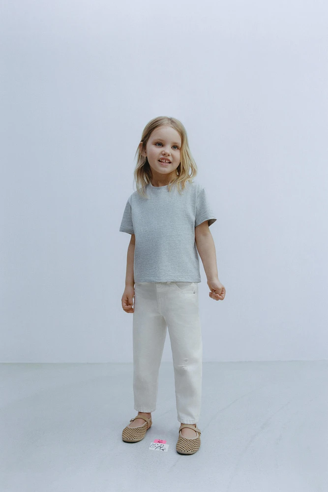 JEANS MOM FIT DÉCHIRÉ