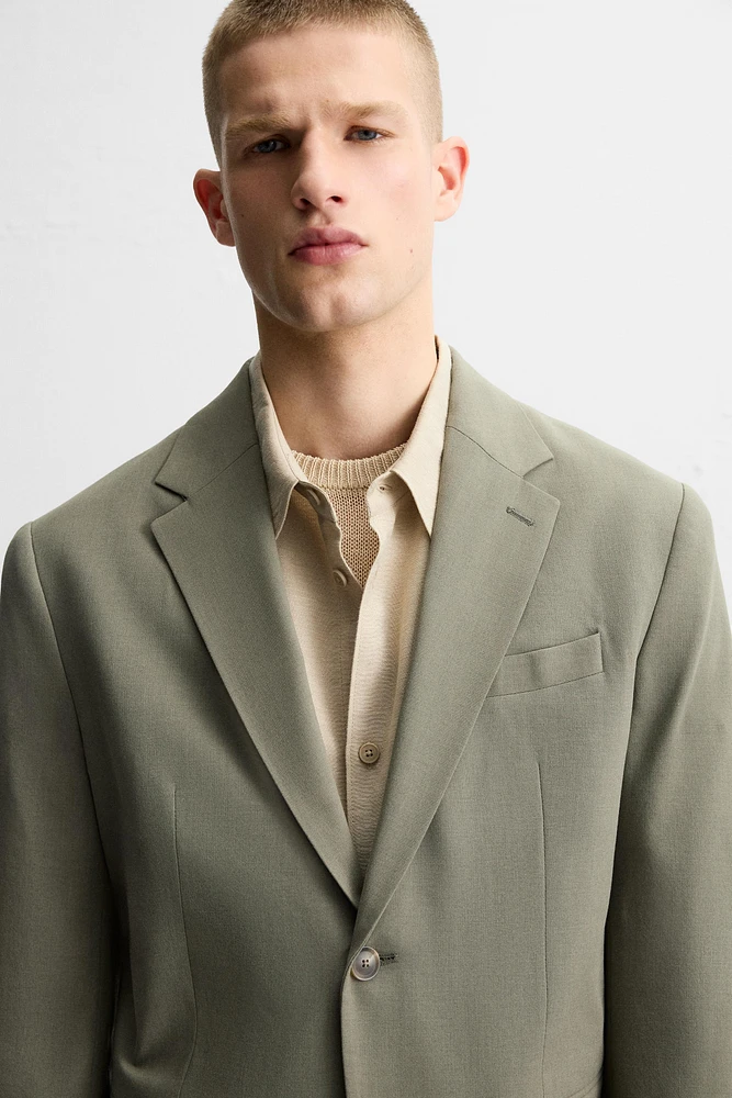WOOL BLEND SUIT JACKET