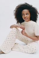 STRAIGHT LEG KNIT PANTS