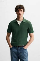 QUARTER ZIP POLO