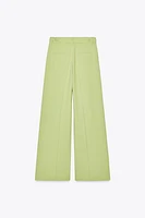 BELTED SUIT PANTS