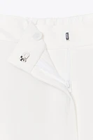 WIDE LEG ELASTIC WAIST PANTS