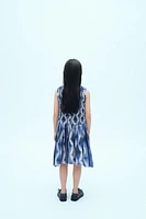 PRINTED ELASTIC DRESS X FANGLU LIN