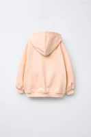 BASIC EMBROIDERED ZIP-UP SWEATSHIRT