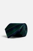 100% SILK STRIPED TIE