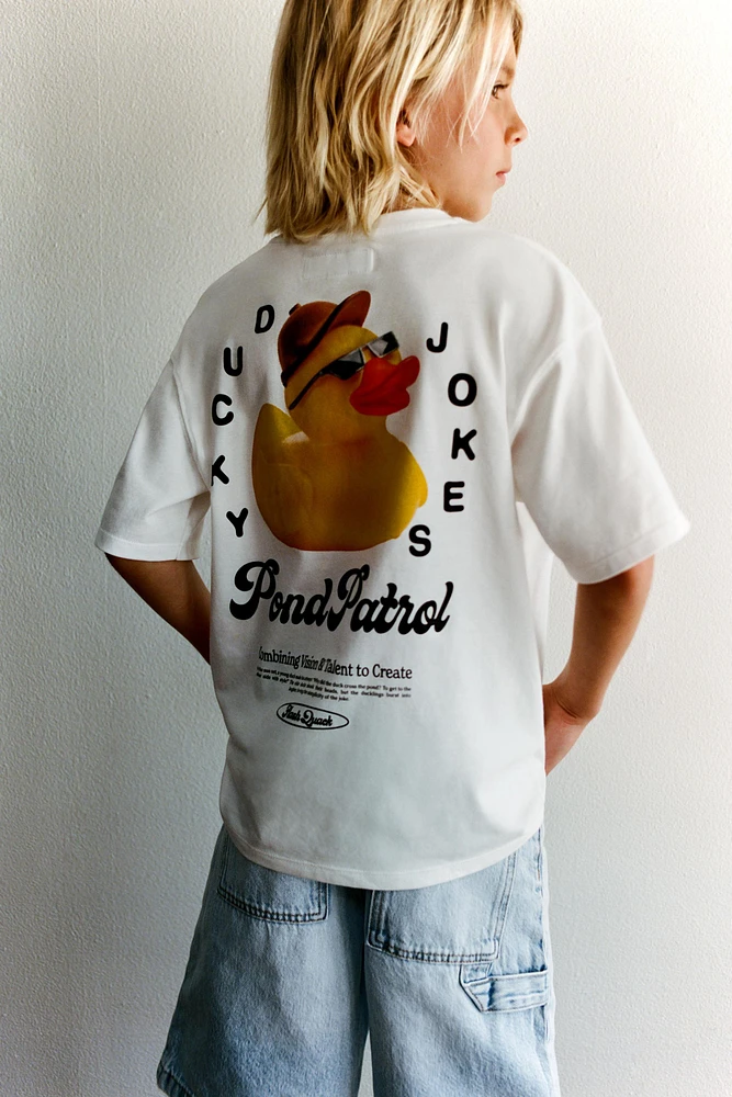 DUCK PRINT T-SHIRT