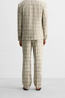 LIMITED EDITION CHECKED SUIT PANTS