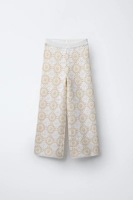 CROCHET KNIT PANTS