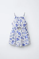 SHORT SEASHELL PRINT JUMPSUIT