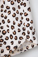 CROPPED T-SHIRT AND PRINTED BERMUDA SET
