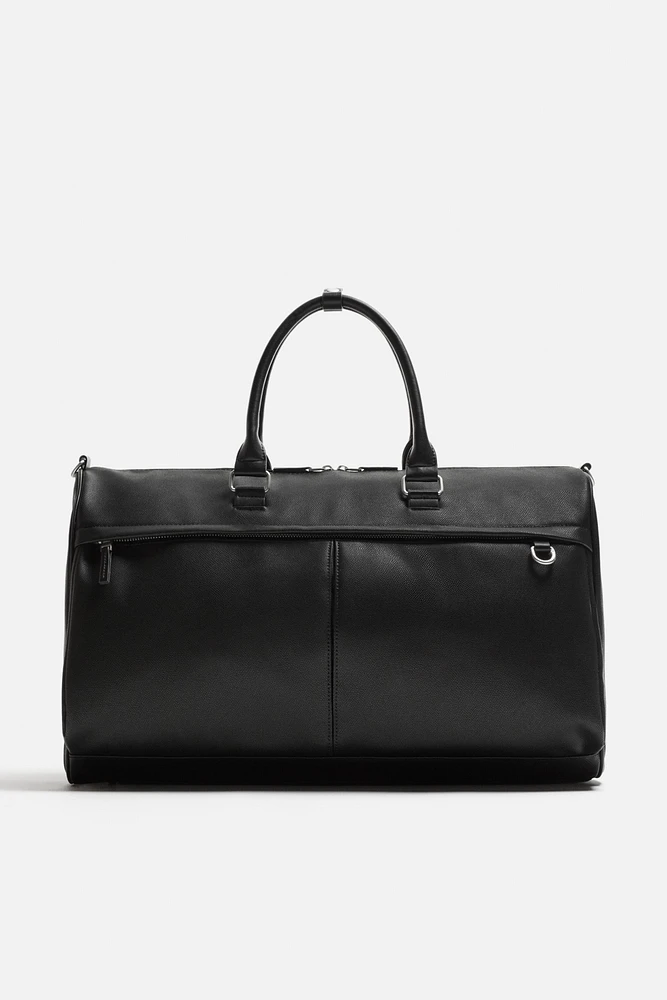 TEXTURED TRAVEL BAG