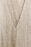 ZW COLLECTION 100% LINEN TIE-DYE TOP