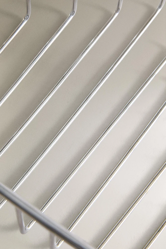 SILVER CORNER SHOWER SHELF