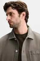 BOXY FIT DENIM OVERSHIRT