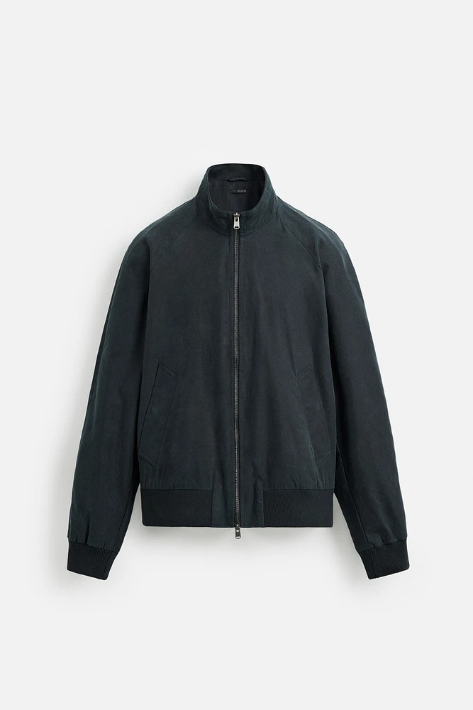 BLOUSON EFFET CIRÉ