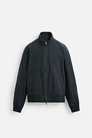 BLOUSON EFFET CIRÉ