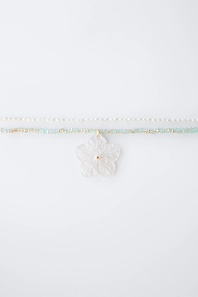 COLLIER FANTAISIE FLEUR