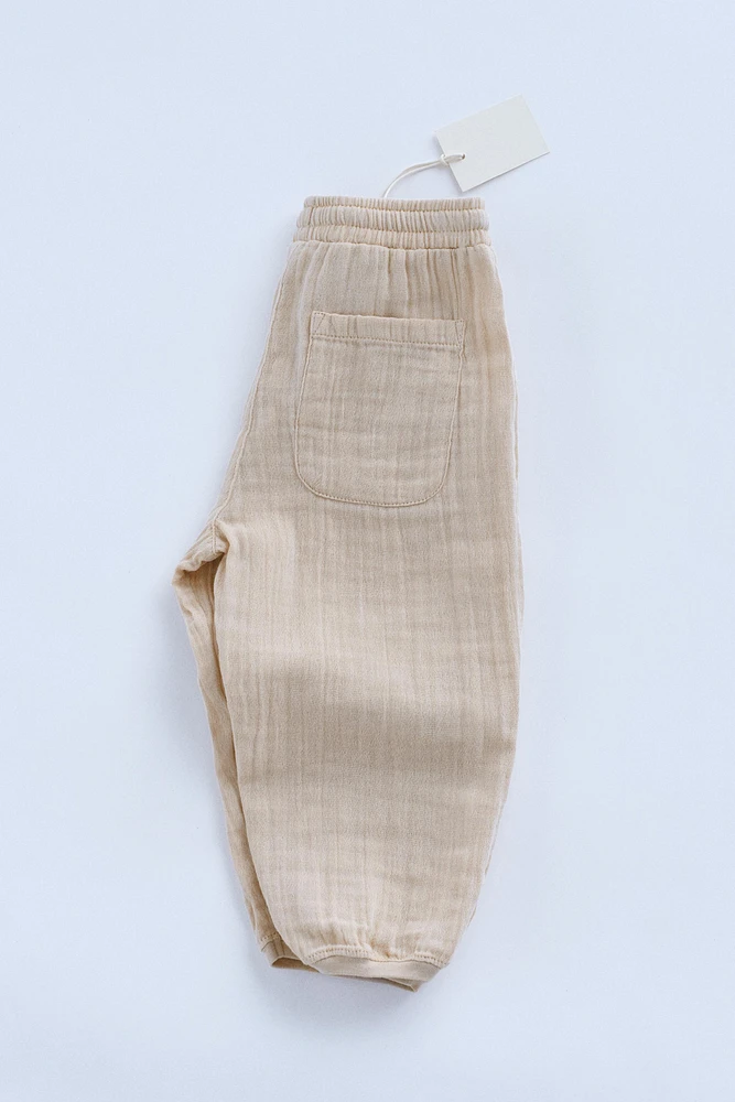 ZARA TIMELESS - TEXTURED JOGGER PANTS