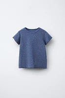 PRINTED RIB T-SHIRT