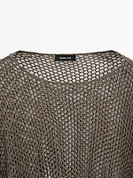 Short cutwork cape