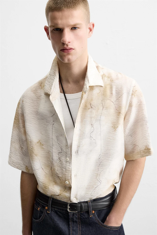 ABSTRACT PRINT SHIRT
