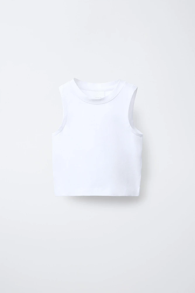 THREE-PACK OF BASIC SLEEVELESS T-SHIRTS