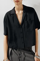 FLOWY POCKET SHIRT